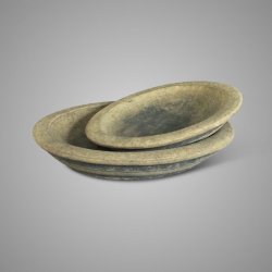 Set of 2 Plates Basic Ancient Earth  D.39-32 H.5-4