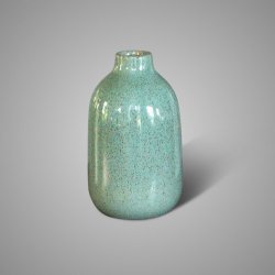 Bottle Basic Green Glazed S D.12 H.19