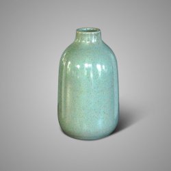 Bottle Basic Green Glazed L D.15 H.26