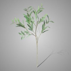 Olive Stem Real Touch Grey Green L 100 cm