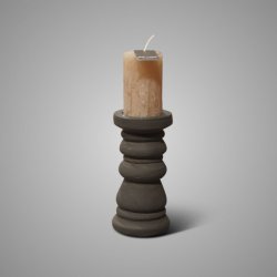 Candleholder Classic 2025 Ancient Soil S D.7 H.15