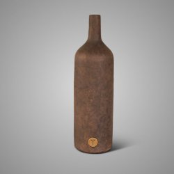 Bottle Tall Neck Majestic Brown L D.12 H.40