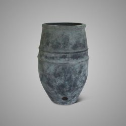 Planter One Line BRYNXZ Stone Black L D.33 H.52