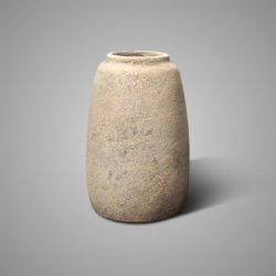 Vase BRYNXZ Detailed Limestone D.25 H.37