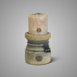 Candleholder Basic Ancient Earth M D.13 H.14