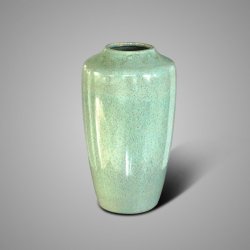 Vase Flowers Green Glazed S D.20 H.34