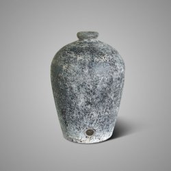 Vase Tall Neck Basalt D.30 H.40