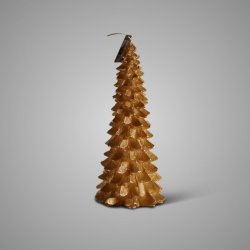 Candle X - Tree Brynxz Special Large Gold 13x29