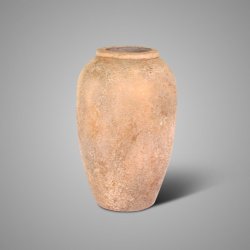 Vase Luxury Limestone Gold L D.25 H.40