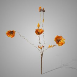 Poppy Bundle Twist Orange 100 cm