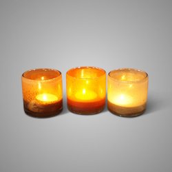 Sort. of Cylinder Tealight Autumn/Winter 24/25 L D.10 H.10