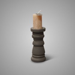 Candleholder Classic 2025 Ancient Soil M D.9 H.18